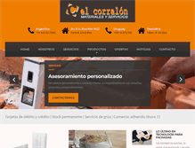 Tablet Screenshot of el-corralon.com